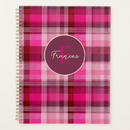 Custom Planner Gingham Pattern Style Planer