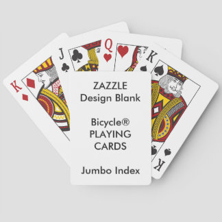 Custom Playing Cards Bicycle® JUMBO INDEX Spielkarten