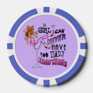CUSTOM POKER CHIPS - ZU VIELE MARTINIS