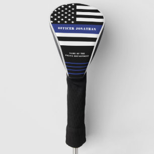 Custom Police Officer Thin Blue Line Polizeiabteil Golf Headcover