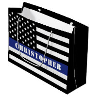 Custom Police Officer Thin Blue Line Polizeiabteil