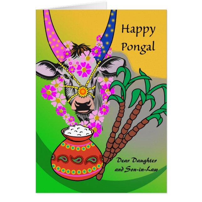 Custom Pongal for Daughter and Son-in-Law, Kuh (Vorne)