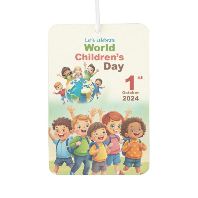 Custom Portrait Rectangle Air Freshener, Pine Autolufterfrischer (Vorderseite)