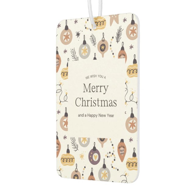 Custom Portrait Rectangle Air Freshener, Pine Autolufterfrischer (Links)