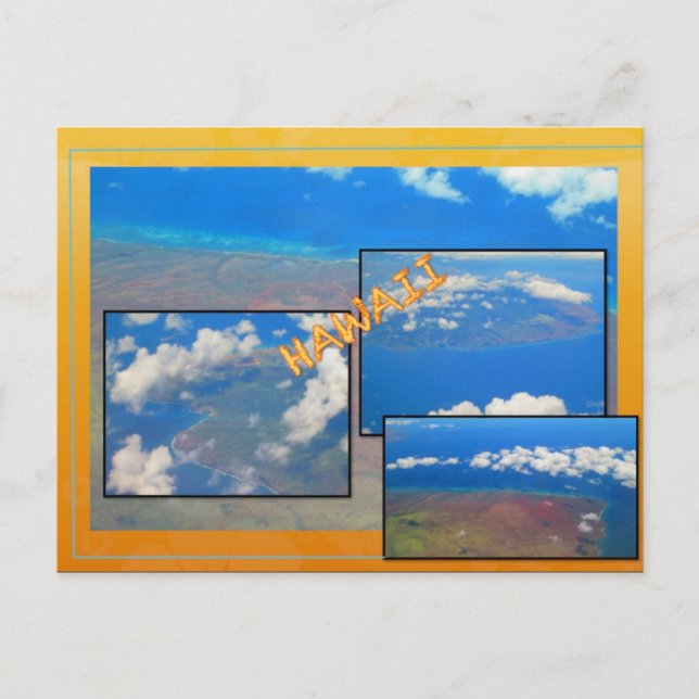 CUSTOM POSTCARDS- HAWAII COLLAGE# 19 POSTKARTE (Vorderseite)