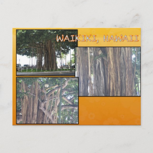 CUSTOM POSTCARDS - HAWAII COLLAGE# 4 POSTKARTE (Vorderseite)