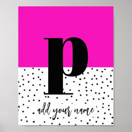 CUSTOM - Poster - Kleinschreibung p