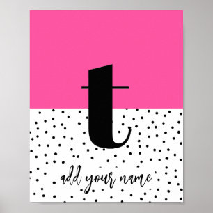 CUSTOM - Poster - Lower Case t