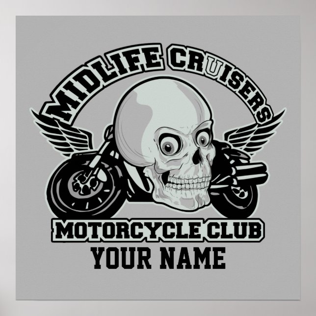 Custom Poster Midlife Cruisers MC (Vorne)