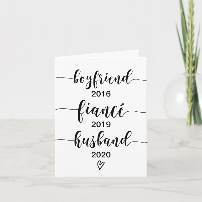 Custom Pregnancy Announcement Card for Husband Karte (Vorderseite)