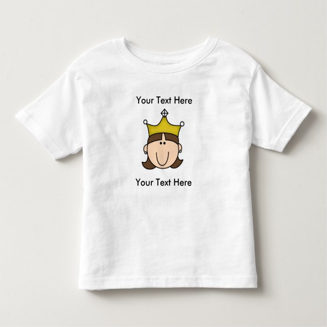 CUSTOM PRINCES BROWN T - Shirt (Vorderseite)