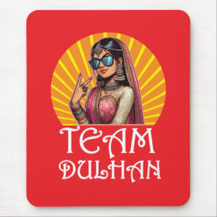 Custom Print Desi Wedding Shaadi Vibes Mousepad