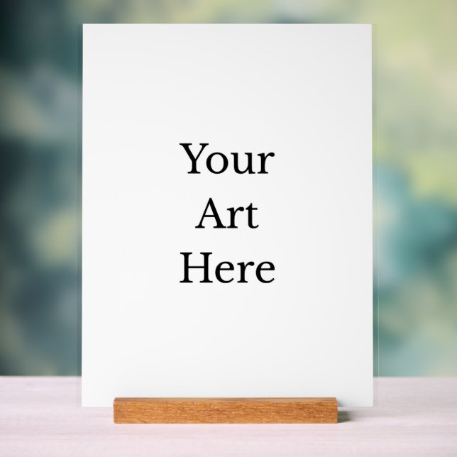 Custom Print Multiple Sizes Acrylschild (Neutral)