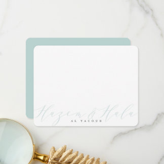 CUSTOM PRINT ORDY-Design für Hala Dankeskarte