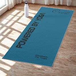 Custom Print Yoga Crew Ocean Blue Yogamatte