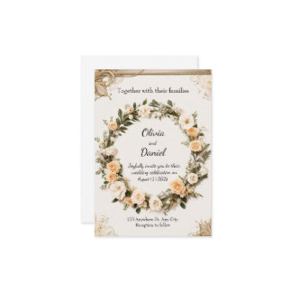 Custom Printable Wedding Template Einladung
