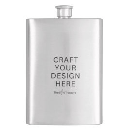 Custom Printed Classic Flask Upload Your Design Flachmann