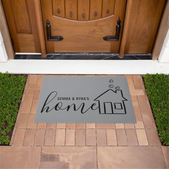 Custom Printed Welcome Mat with Text or Design Fußmatte (Außenbereich)