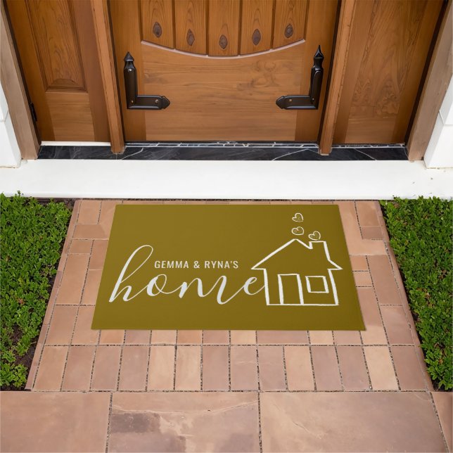 Custom Printed Welcome Mat with Text or Design Fußmatte (Außenbereich)