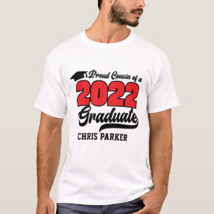 CUSTOM Proud-Cousin eines T - Shirt mit Abschluss