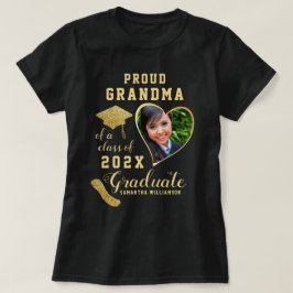 Custom Proud Oma einer Klasse von 2025 Graduate T-Shirt