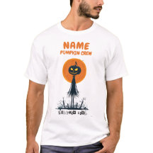 Custom Pumpkin Crew Halloween Shirt