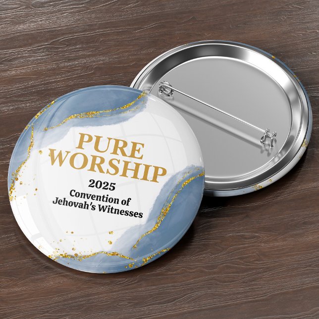 Custom Pure Worship 2025 Convention JW Button (Von Creator hochgeladen)