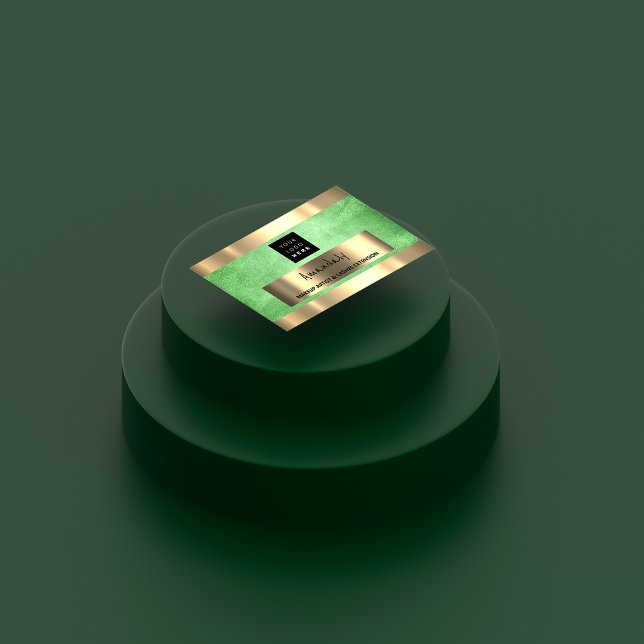 Custom QR CODE Logo Green Lemon Visitenkarte (Von Creator hochgeladen)