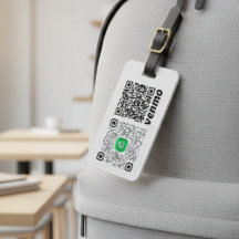 Custom QR Code Lugtag