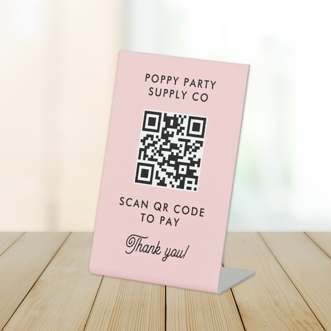 Custom QR Code Shop Aufkleber Sockelschild (Von Creator hochgeladen)