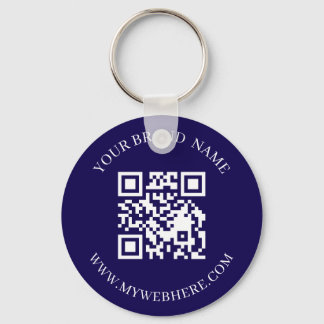 Custom QR Code Text Color Promo Keychains Schlüsselanhänger