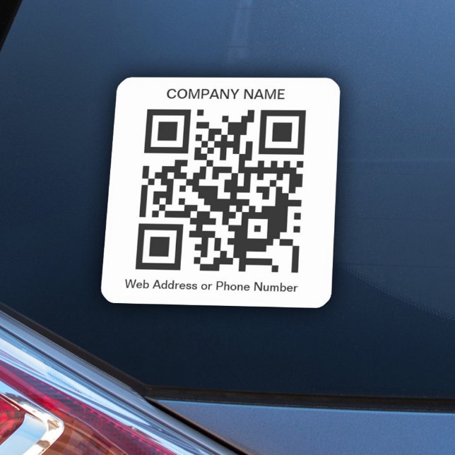 Custom QR Code Vinyl Sticker (Von Creator hochgeladen)