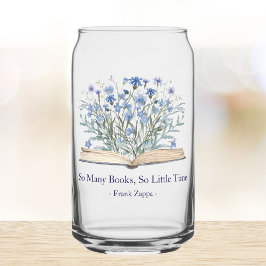 Custom Quote Blue Flowers Grow From Book