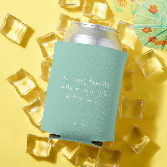 Custom quote - create your own teal green dosenkühler (In Situ Sommer)