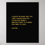 Custom Quote Print Gold Fossil Zitat Wand Kunst Foliendrucke<br><div class="desc">Fügen Sie Ihr individuelles Zitat,  Ihre Liedtexte oder Ihr Gedicht hinzu,  um einen personalisierten,  schönen Folienprint zu erstellen.</div>