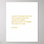 Custom Quote Print Gold Fossil Zitat Wand Kunst Foliendrucke<br><div class="desc">Fügen Sie Ihr individuelles Zitat,  Ihre Liedtexte oder Ihr Gedicht hinzu,  um einen personalisierten,  schönen Folienprint zu erstellen.</div>