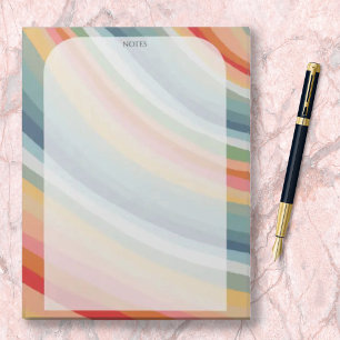 CUSTOM Rainbow Colorful TO DO Notes Shopping List Notizblock