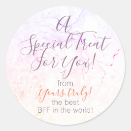 Custom Rainbow Marble Gevor/Leckerei Sticker