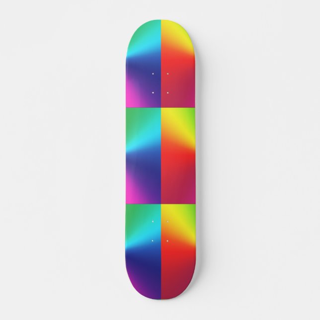Custom Rainbow Skateboard - Ride in Style (Vorne)
