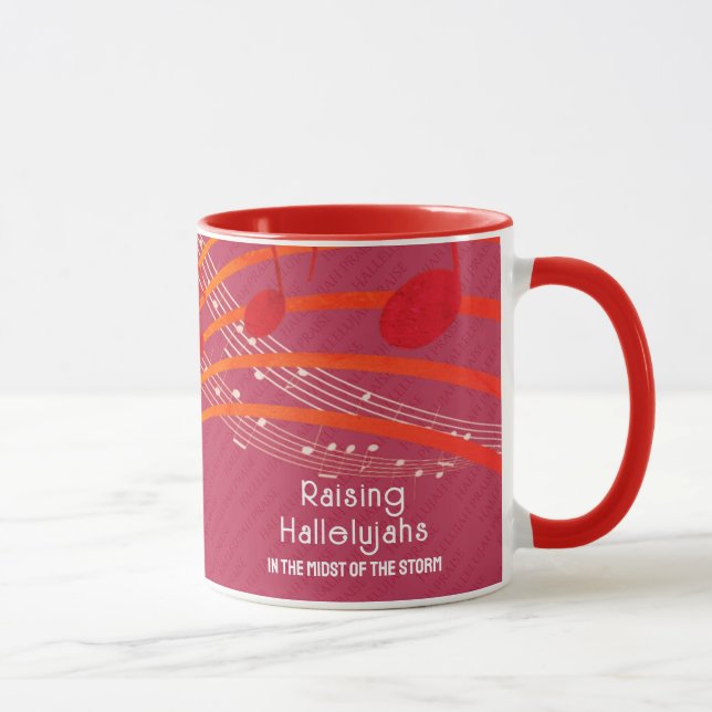 Custom RAISING HALLELUJAHS Christlich Tasse (Rechts)