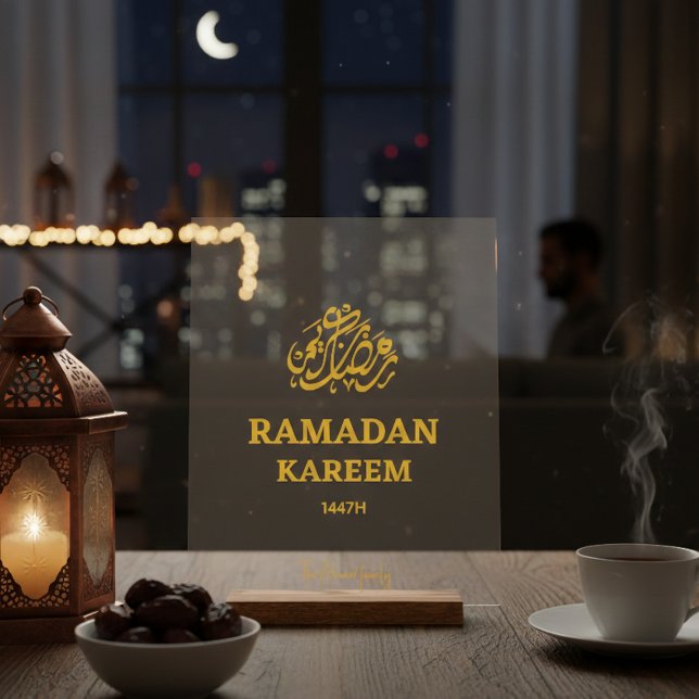 Custom Ramadan Mubarak Moon Sighting Dua Transpare (Créateur téléchargé)