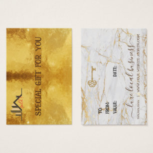 Custom Real Anwesen Small Business Geschenkzertifi