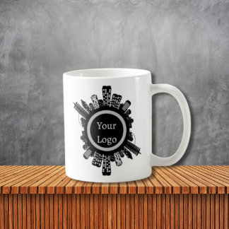Custom Real Estate Agent Mug - Building Skyline Kaffeetasse