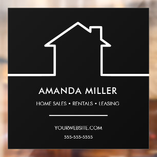 Custom Realtor Fensteraufkleber
