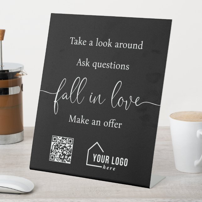 Custom Realtor Open House Sockelschild (In Situ)