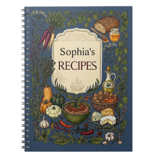 Custom Recipe Book, Gift for her/him/Mom Notizblock