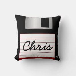 Custom Red Classic 3.5" Diskettenlaufwerk-Pillow Kissen
