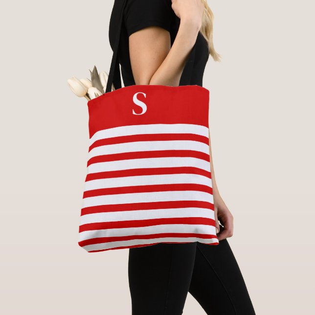 Custom Red Monogram  Tasche (Von Nahem)