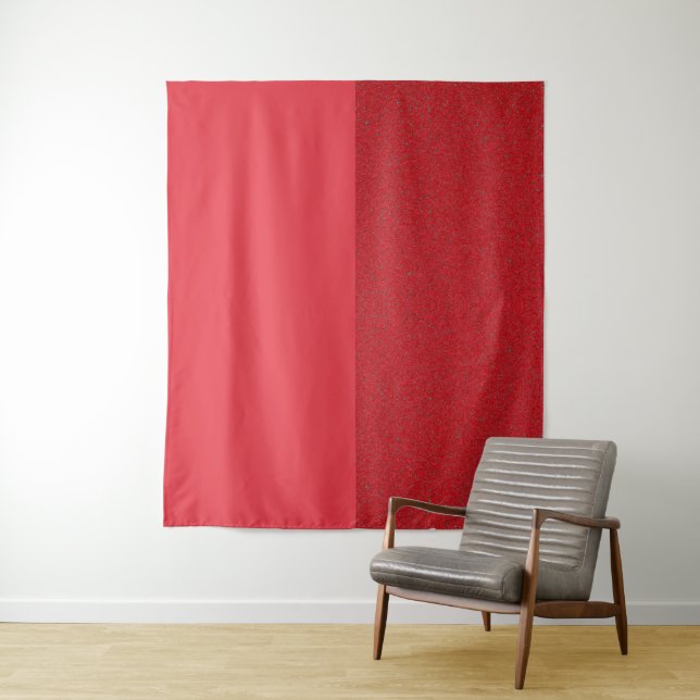 Custom Red Wall Tapestes - Rechtsseitige Textur Wandteppich (Beispiel)