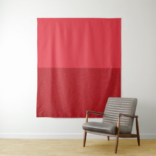 Custom Red Wall Tapestry - Unten Hälfte Textur Wandteppich